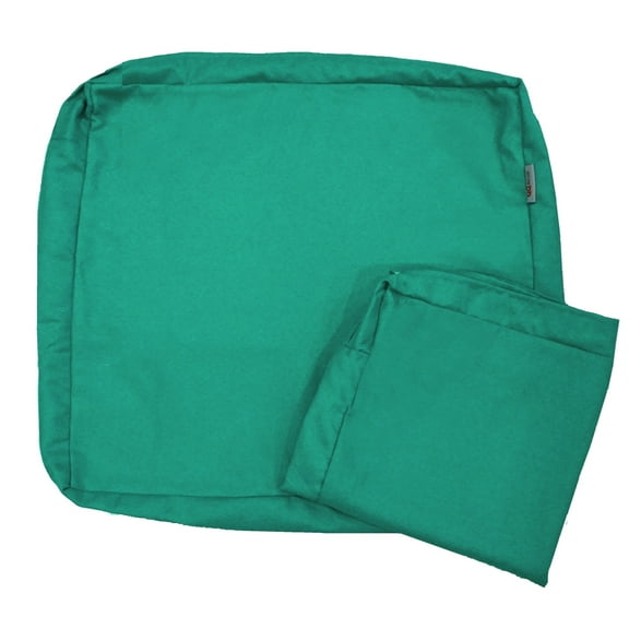 Multi Pack Outdoor Seat Chair Patio Cushion Pad Cover 20"X18"X4 Peacock Blue Color