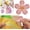 A, variant on IUAMXWU Six Color Optional Cherry Blossom Sealing Clip Refrigerator Sticker Bag Clip Personalized Flower Petal Creative Snack Sealing Clip (petal Shape/ Fixed/multi Color Optional)
