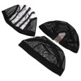 thumbnail image 3 of Black Wig Cap for Hair Care with 3Pcs Elastic Mesh Nets, 3 of 5