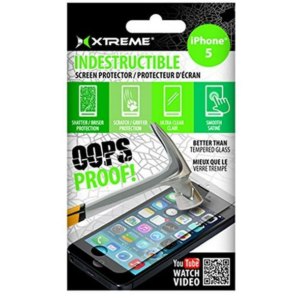 Xtreme XIPS1046CLR Indestructible Screen Protector, Clear