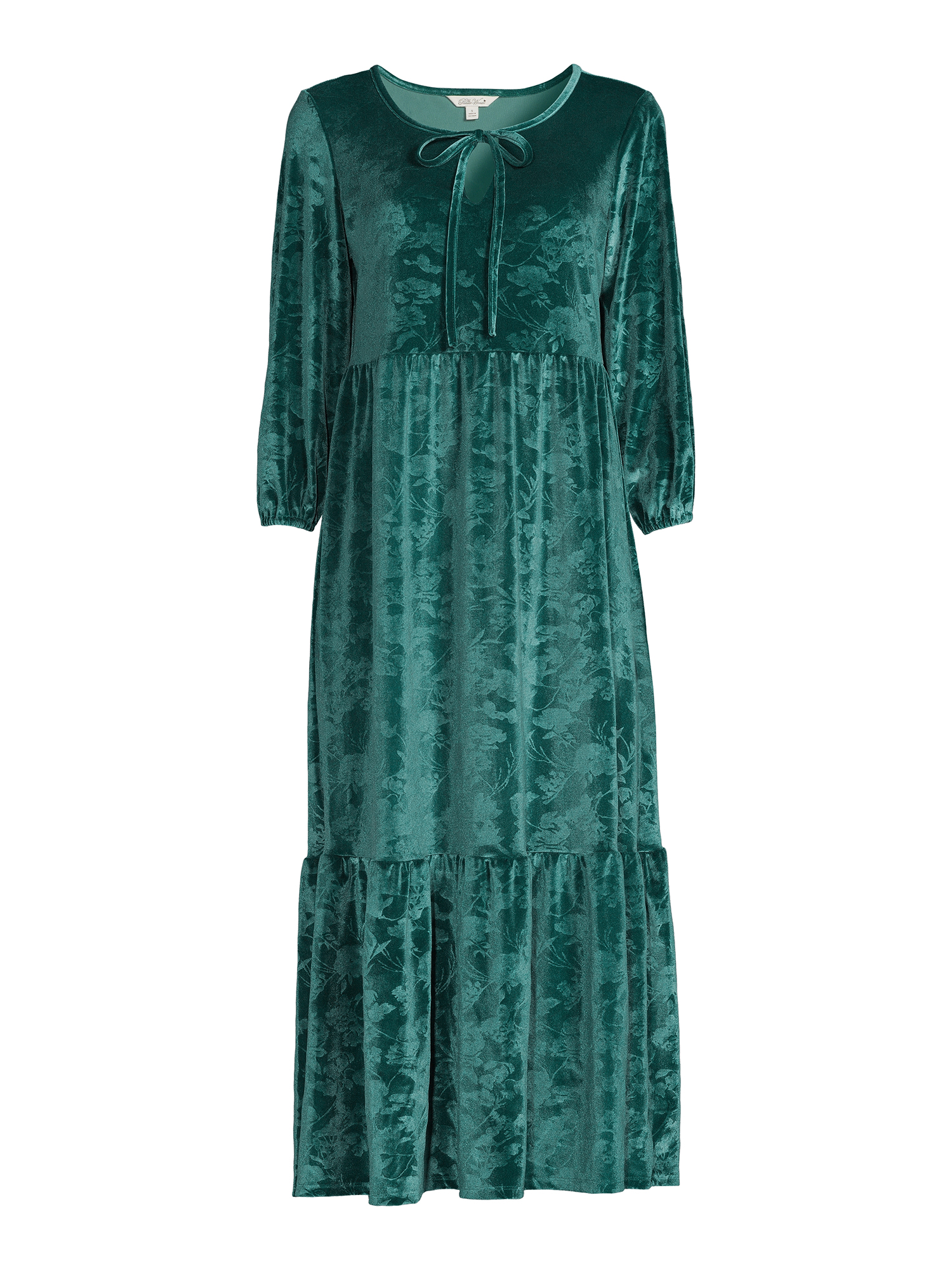The Pioneer Woman Velvet Knit Dress, Sizes XS-XXXL, Women's - image 2 of 9