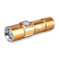 thumbnail image 1 of Mini Linterna de bolsillo LED Ajuste telescópico antideslizante 350LM Construido en la luz de trabajo de la batería 16340 para la caza Ciclismo Camping Inevent OD019890-00, 1 of 7