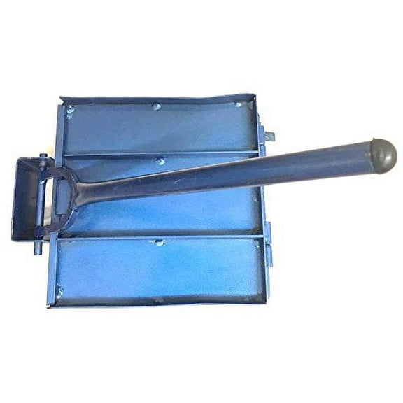 Made in Mexico Blue Manual Flower/Corn All Metal Tortilla Maker Press 10x10 inch Square