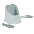 thumbnail image 2 of Bath Bliss Adult Contoured Toilet Brush in White, 2 of 4