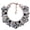 Black+White, variant on Bib Statement Necklace Colorful Glass Crystal Collar Choker Necklace for Women Fashion Accessories