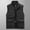 Black, variant on jjayotai Mens Coat Jacket Clearance Men's Sleeveless Quick-drying Work Clothes Jacket Solid Color Stand-up Collar Zipper Vest Waistcoat