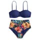 thumbnail image 5 of MKLEKYY Trajes De Baño Completo Mujer Womens Bikini Sets High Waisted Two Piece Swimsuits Floral Print Swimwear Swimsuits, 5 of 5