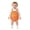 Orange, variant on Baby Boys Girls Halloween Outfit Pumpkin Romper Ghost Cotton Jumpsuit Overalls Square Neck Easy Snaps for Quick Diaper Changes (Black, 0-3 Months)