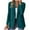 Blue, variant on BODOAO Women's Blazer Business Casual Lightweight Suit - Long Sleeve Slim Fit Work Office Jacket with Pockets Suit Jackets for Women Open Front Work Coats Spring Summer Cardigan Suits Blue L
