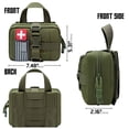 thumbnail image 2 of 1000D Tactical First Aid Pouch, MOLLE Medical Utility Bag with Quick Access Buckle, Portable EMT Trauma Organizer for Hiking, Camping, Hunting & Outdoor Travel, 2 of 4
