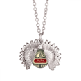 thumbnail image 1 of Collier Pendentif Médaillon Tournesol Royaume-Uni Londres Revenu Postal, 1 of 3