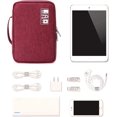 thumbnail image 5 of FrostHike Sac de Rangement pour Accessoires Électroniques Portable. Rouge, 5 of 5