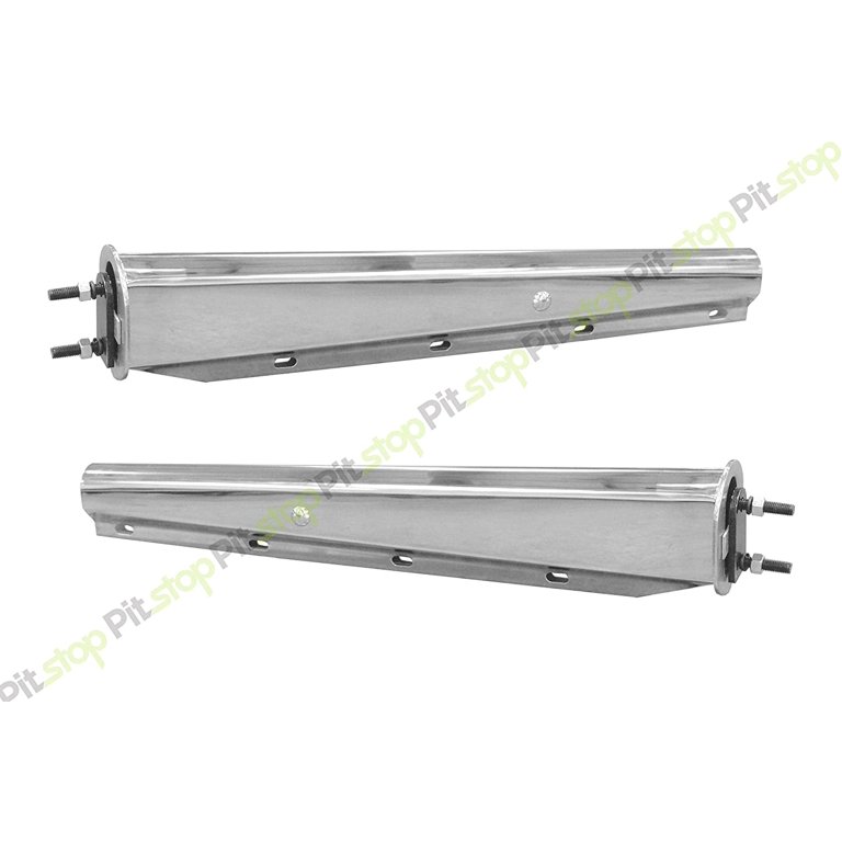 Semi Truck Tapered 30 Stainless Steel Straight Mud Flap Hanger 2 1/2