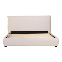 Homestock Handcrafted Haven King Bed Light Grey