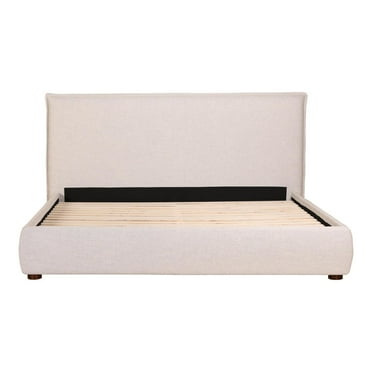 Homestock Handcrafted Haven King Bed Light Grey