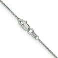 thumbnail image 4 of 14K White Gold Wg .95mm D/C Cable Chain (18 X 0.95) pen144-18, 4 of 5