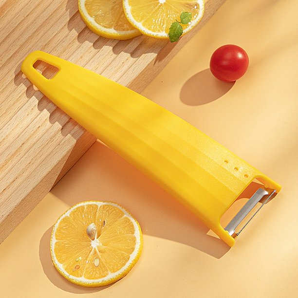 Puntoco Liquidación de suministros de cocina Pelador de frutas, melón, pelador de patatas, cuchillo pelador multifuncional para el hogar, cuchillo pelador portátil