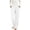 White, variant on LEAVINGSUO Pajama Pants Women Plus Size Casual Elastic Waist Long Pants Pockets Comfortable Loungewear Trousers Light Blue S