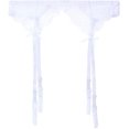 thumbnail image 1 of Zhuge Cinturón de Liguero Mujer, Lace Garter Belt Vintage con Tirantes Ajustables y Clip Metal, Sin calcetines y bragas,El estilo A,Talla Única Blanco, 1 of 3