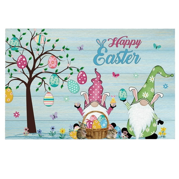 Binwennn Shaggy Rugs for Living Room 8x10 New Hot Easter Floor Mats Home Entry Mats Holiday Decorative Door Mats Carpet One