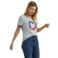 thumbnail image 3 of Hanes Women's Short-Sleeve V-Neck Graphic T-Shirt, 3 of 5