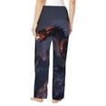 thumbnail image 2 of Bixox Women's Fire Breathing Dragon Twilight Patterned Pajama Pants Loungewear, 2 of 5