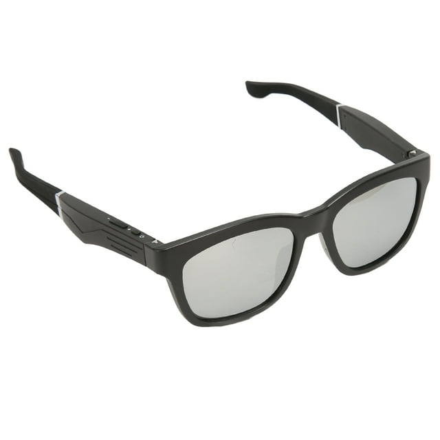 Lunettes Intelligentes, Lunettes Audio BT avec BT5.0, Réduction du Bruit, Micro HD Intégré, Prise en Charge des Appels Mains Libres, Lunettes de Soleil BT pour les Vacances et la Conduite