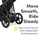 thumbnail image 4 of BOB Gear Wayfinder Jogging Stroller with Independent Dual Suspension, Air-Filled Tires, and 75-Pound Weight Capacity, Storm, 4 of 5