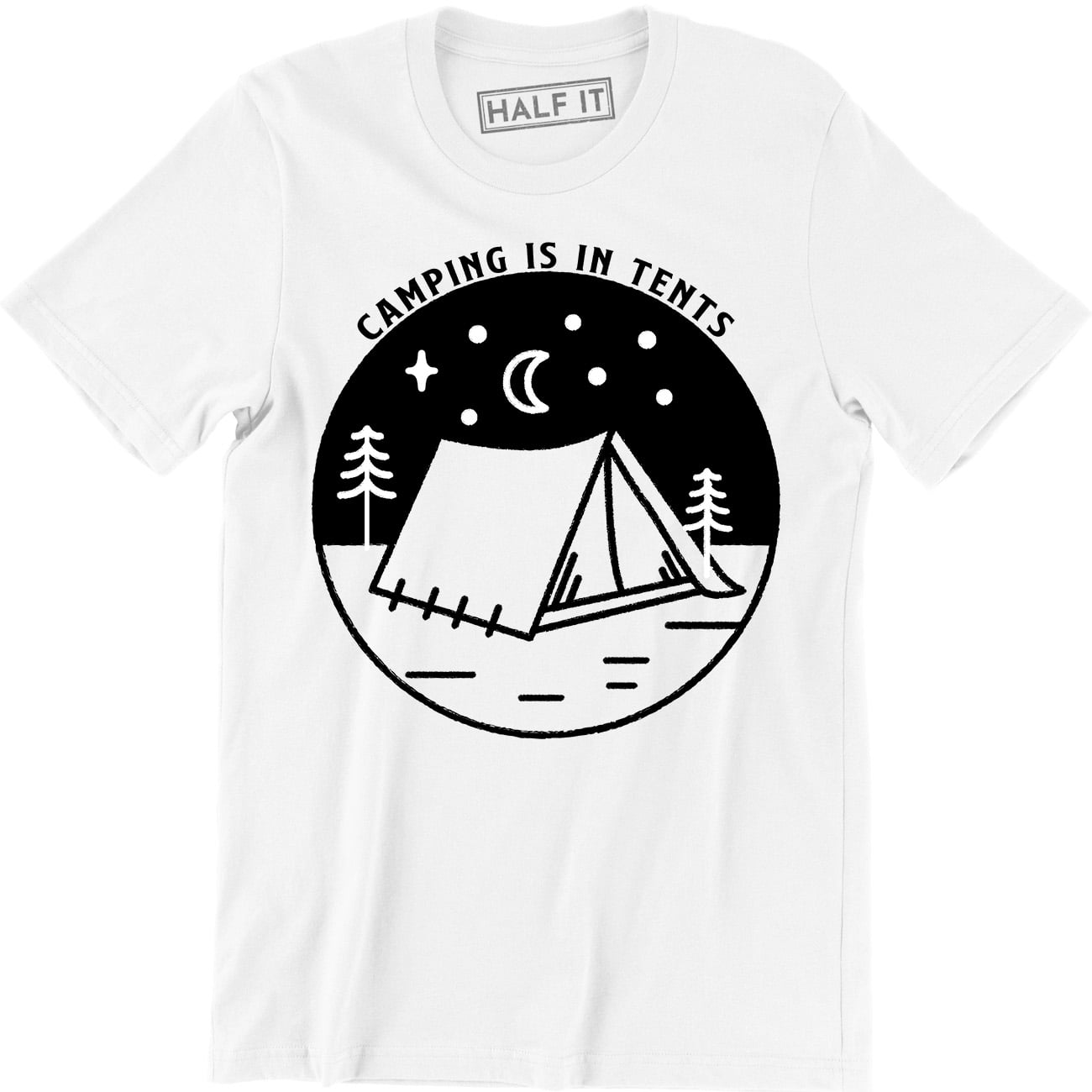 Camping Shirt Camp Day Camp Night Outdoors Nature Campers T-Shirt Tent Forest Camper Vintage Nature Lovers Gift TShirt for Men and Women