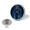 thumbnail image 3 of Vinícius Júnior-Theme Round Button Badge: Premium Metal Construction, Ideal for High-End Events 2.8 cm, 3 of 6