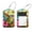 multicolored 3, variant on 2 Pcs Luggage Tags, Vintage Water Lotus Root Pattern Privacy Cover ID Label with Stainless Steel Loop and Address Card for Travel Bag Suitcase