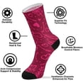 thumbnail image 4 of Coolnut Love Heart Socks Winter Warm Socks Fashion Print Socks Novelty Casual Socks for Men Women( 1 Pack), 4 of 6
