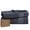 Charcoal-Pack of 2 Bath Towels, variant on Cerulean Blue 6 Pc Towel Set 700 GSM Cotton Plush Bath Hand Washcloth Set