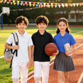 thumbnail image 2 of YOUYEDIAN Back To School Kids Polo Shirts Fashion Solid Color Breathable Comfy Sport Short Sleeve School Uniform Versatile Lapel Collar Quick Dry T-shirts, 2 of 5