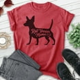 thumbnail image 2 of Rat Terrier Mama, Unisex Women's Shirt, Rat Terrier Owner, Funny Dog Mama Gift, Heather Red, 3X-Large, 2 of 6