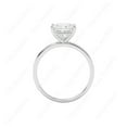 thumbnail image 3 of Cora Jewellery 2CT Cushion Moissanite Solitaire Engagement Ring For Women, 18K White Gold, 3 of 5