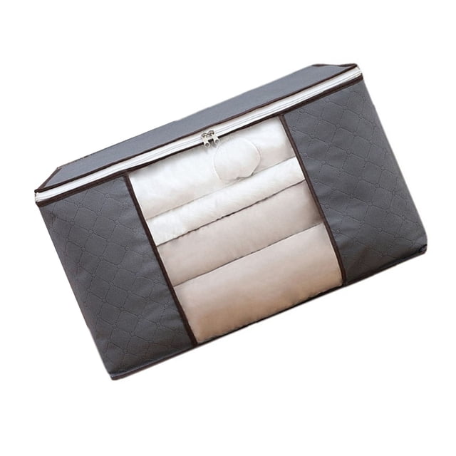 Organizador de almacenamiento de edredones, bolsa de almacenamiento de ropa para mudanzas de casa de almacenamiento de edredones grises de 4 piezas, bolsa de embalaje para edredones, confiabilidad excepcional