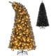 thumbnail image 1 of Árbol de Navidad artificial Costway de Halloween 210 cm 1050 puntas de ramas 340 luces Negro, 1 of 4
