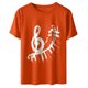 thumbnail image 5 of Tops de verano Regalos para hombre y mujer Camiseta de verano con estampado de letras Blusa de manga corta Pompotops  hfajkhk134729, 5 of 7