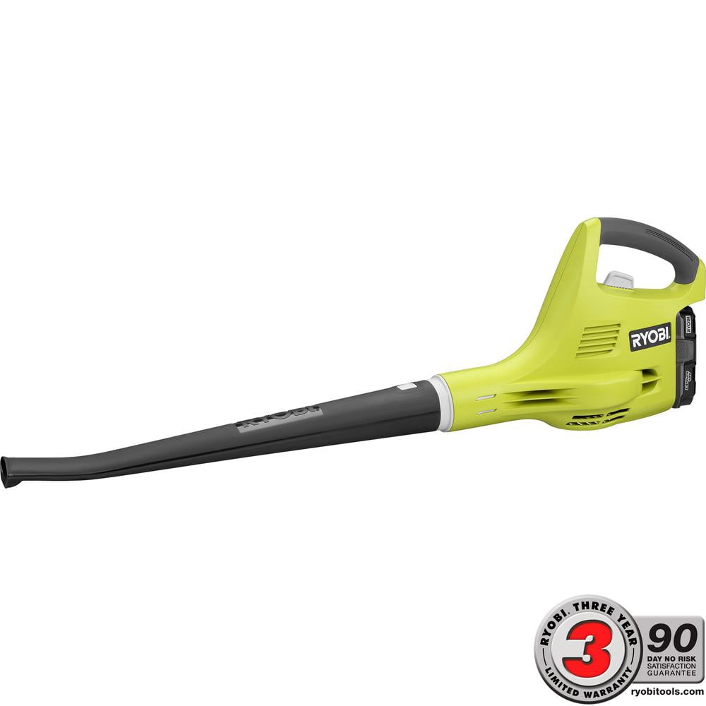 Ryobi ONE+ 120 mph 18Volt LithiumIon Cordless Hard Surface Blower
