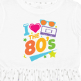 thumbnail image 4 of Inktastic I Love the 80s Retro Style Girls Toddler Dress, 4 of 5