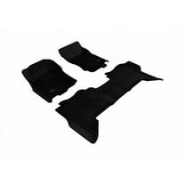 3D MAXpider 2005-2015 Fits Nissan Xterra 1st Row 2nd Row Kagu Carbon Fiber Embossed Pattern Black Floor Mat L1NS07201509