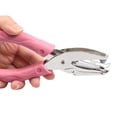 thumbnail image 4 of LEONTOOL Metal Paper Hole Punch 6-Inch Single Handheld Circle Shaped 1/4" Hole Paper Puncher Office Paper Punch Hand Tool for Binder Ticket DIY Craft Tags Scrapbook Greeting Cards, 4 of 7