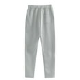 thumbnail image 4 of purcolt Women's Cotton Sweatpants Straight Leg Casual Comfy Yoga Lounge Pants Open Bottom Joggers Pants with Pockets, 4 of 5