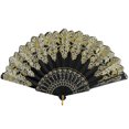 thumbnail image 1 of Abanico chino Abanico plegable Abanico oriental Abanico antiguo Abanico de lentejuelas Abanicos de mano Abanico plegable de mano Abanico plegable Abanico de baile Abanicos de madera Estilo chino, 1 of 5