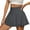 Gray#10, variant on Xyxonk Wine Skirt for Women Pleated Tennis Skorts Summer High Waist Skirts Dressy Casual Running Workout Skirt with Pockets Athletic Skorts Wine XL