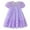Purple, variant on Girls' Tulle Dress Butterflies Princess Fairy Party Gown Puff Sleeve Cute Birthday Outfits Baby Girl (9 Years, Red)