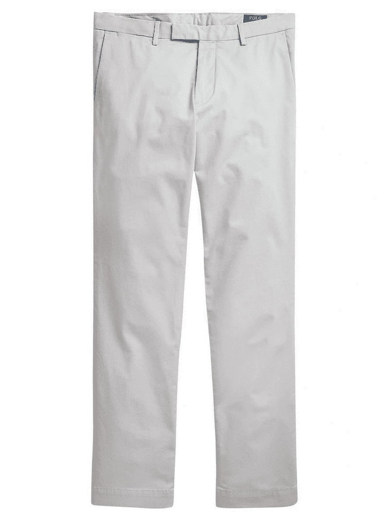 パンツ POLO RALPH LAUREN PANTS (211935585 015) POLO RALPH LAUREN Soft Grey Men's Stretch Slim Fit Chino