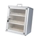 thumbnail image 4 of Gabinete de almacenamiento para teléfono y cerradura de seguridad portátil con cerradura, puerta transparente de aluminio 36 soles, 4 of 7