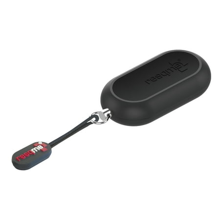 Defendme Loud Personal Safety Alarm For Self Defense and Personal Safety 120 dB, Charcoal